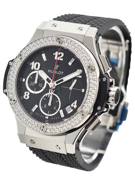 hublot big encrusted in diamonds|Hublot big bang diamond bezel.